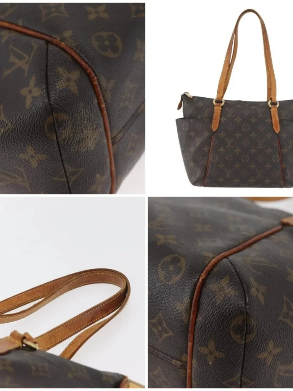 LOUIS VUITTON Monogram Totally PM Tote Bag M56688 LV Auth BA12796